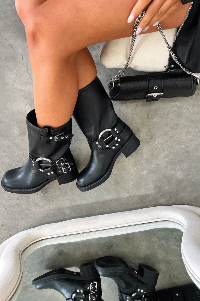 Rhea™ | Women's Black Short Boots