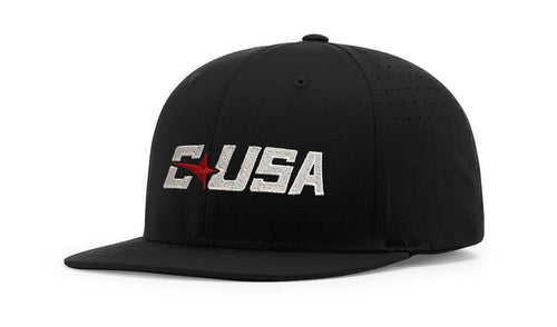 Richardson 733 Black 4-Stitch Performance Ignite LT Umpire Hat (C-USA)