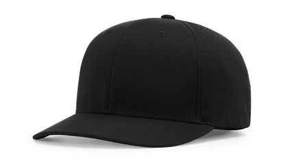 Richardson 743 Black 6-Stitch Performance Ignite LT Umpire Hat (Keystone)