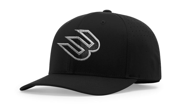 Richardson 753 Black 8-Stitch Performance Ignite LT Umpire Hat (Big West)