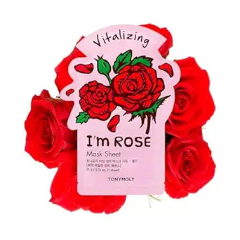 Rose Sheet Face Mask