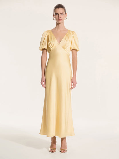 Rosie Dress in Vintage Yellow