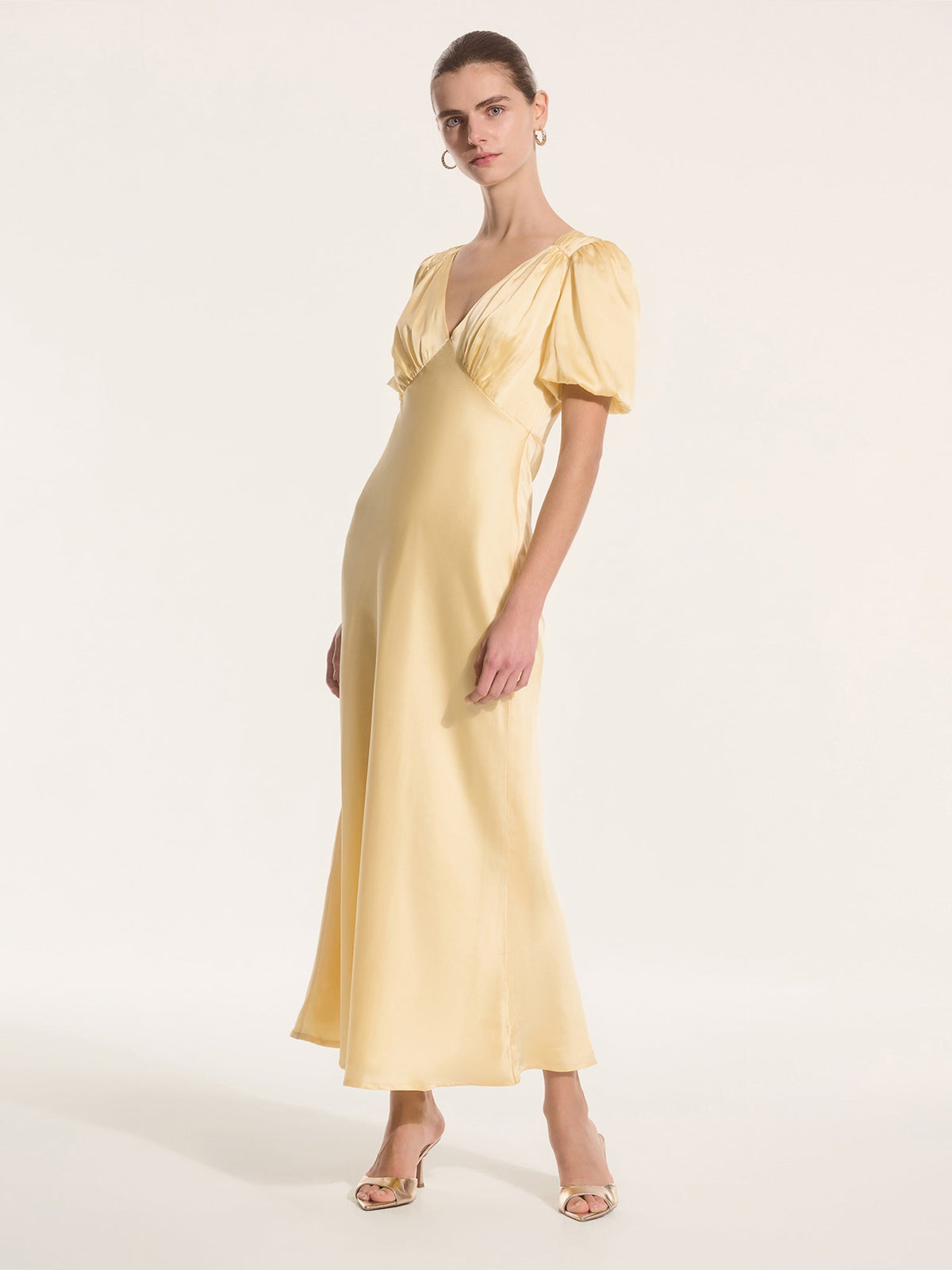 Rosie Dress in Vintage Yellow