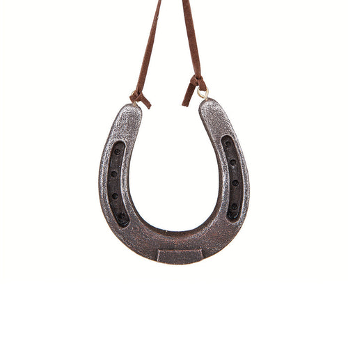 A Rusty Horseshoe Ornament.