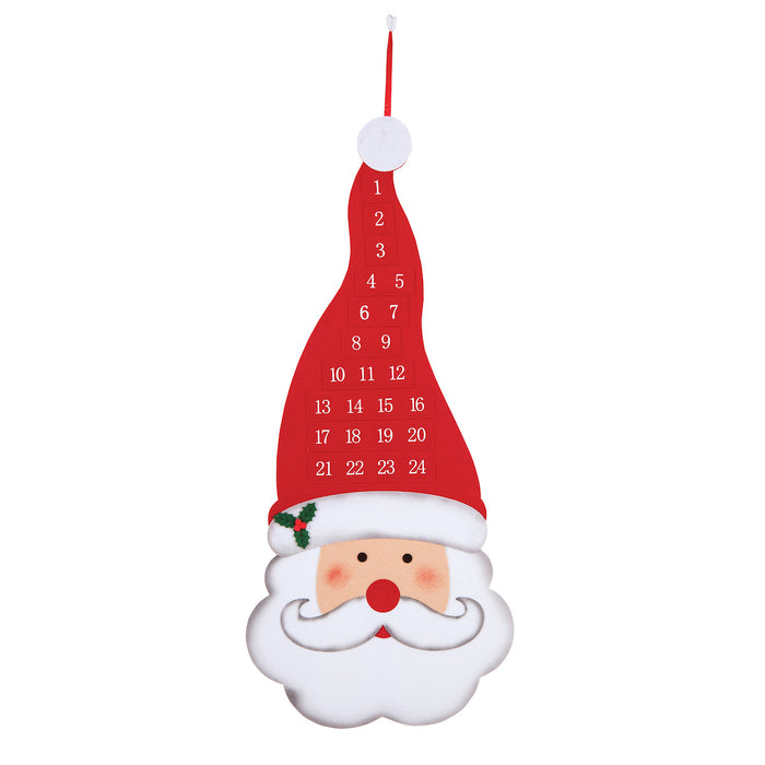 A Santa Head Advent Calendar.