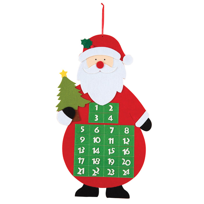 A Santa with Tree Calendar.