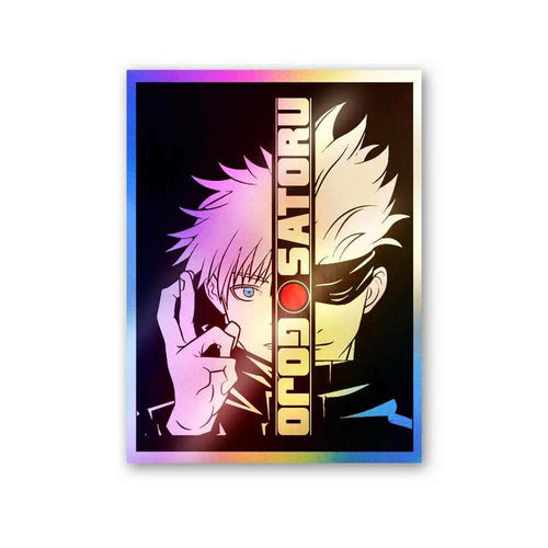 Satoru Gojo Holographic Stickers - Holographic stickers | STICK IT UP
