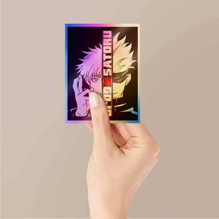 Satoru Gojo Holographic Stickers - Holographic stickers | STICK IT UP