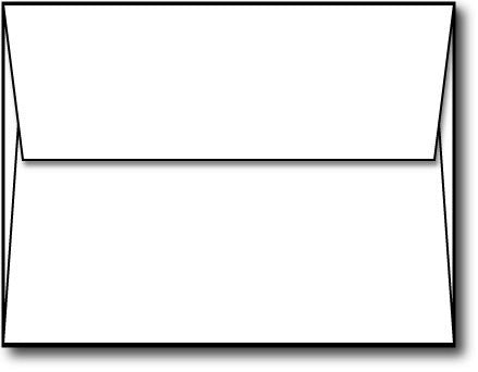 White size A2 Self Seal Envelopes, Measures (4 3/8" x 5 3/4"), compatible with both inkjet and laser