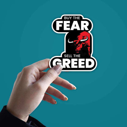 Sell the greed Sticker - Stickers | STICK IT UP