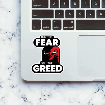 Sell the greed Sticker - Stickers | STICK IT UP