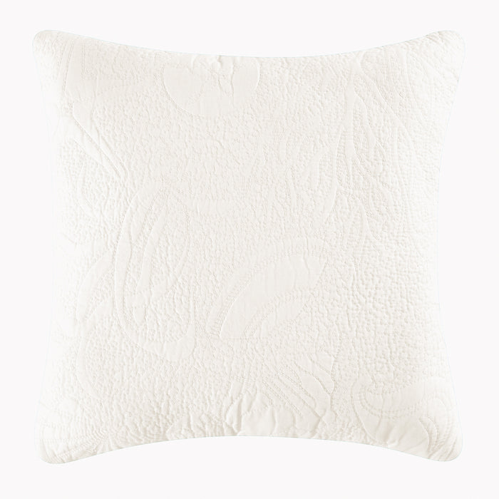 A Shell Matelasse Euro Sham.