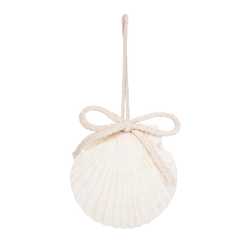A Shell & Rope Bow Ornament.