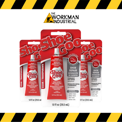 Tube of Shoe GOO All-Purpose Shoe Repair Adhesive from Labelle Supply.