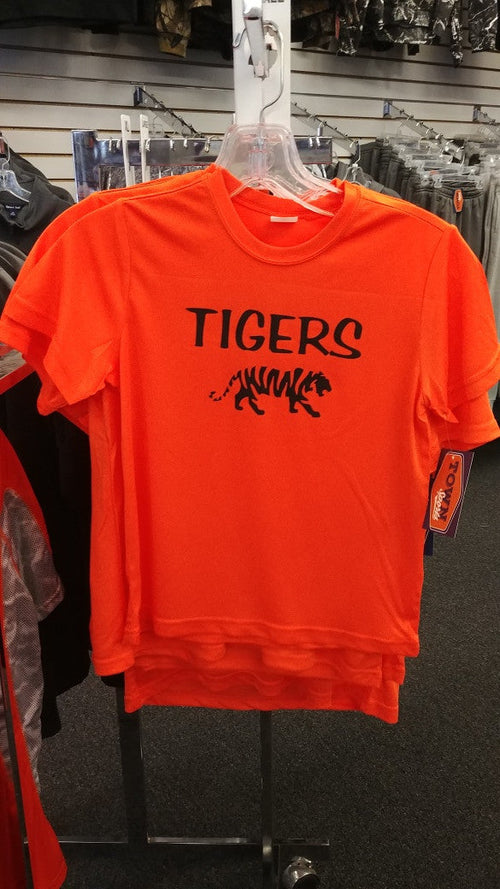 SHORT SLEEVE YOUTH PERFORMANCE TEE-ORANGE