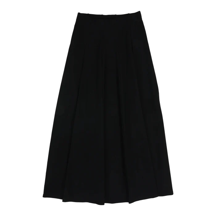 skirt maxi panel - black