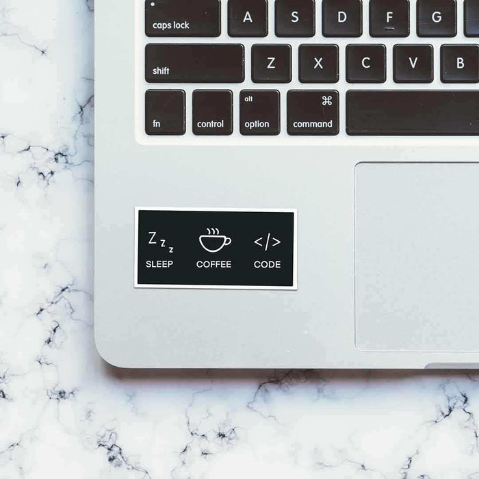 Sleep Coffee Code Sticker - Stickers | STICK IT UP