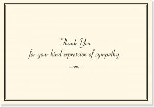 Small Boxed Thank You Cards Sympathy