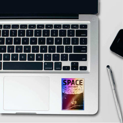 Space Journey Holographic Stickers - Holographic stickers | STICK IT UP