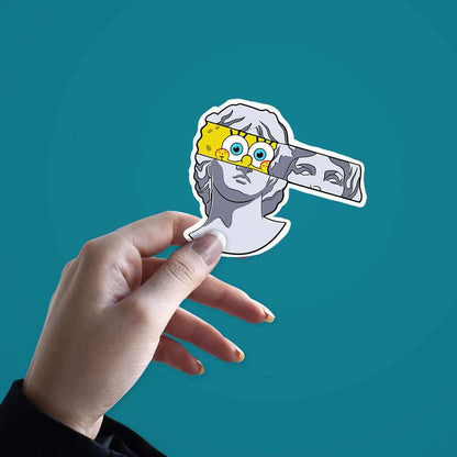 Spongebob Greek God Sticker - Stickers | STICK IT UP