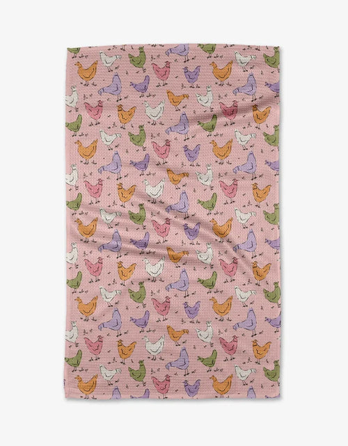 Spring Chickens Kitchen Tea Towel