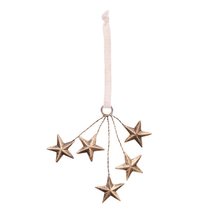 A Star Cluster Brass Ornament.