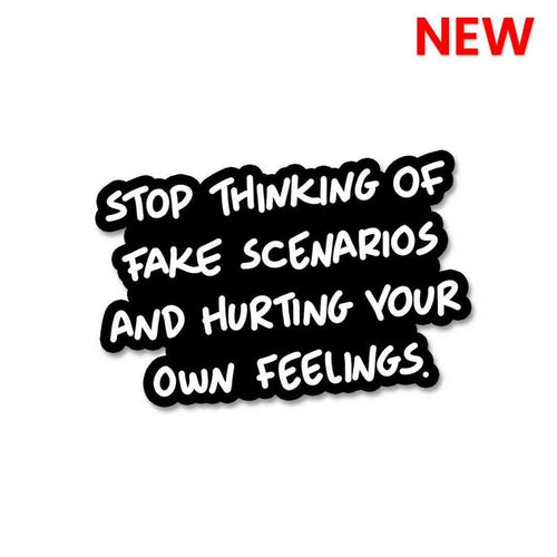 Stop thinking Sticker - Stickers | STICK IT UP