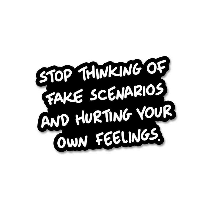 Stop thinking Sticker - Stickers | STICK IT UP