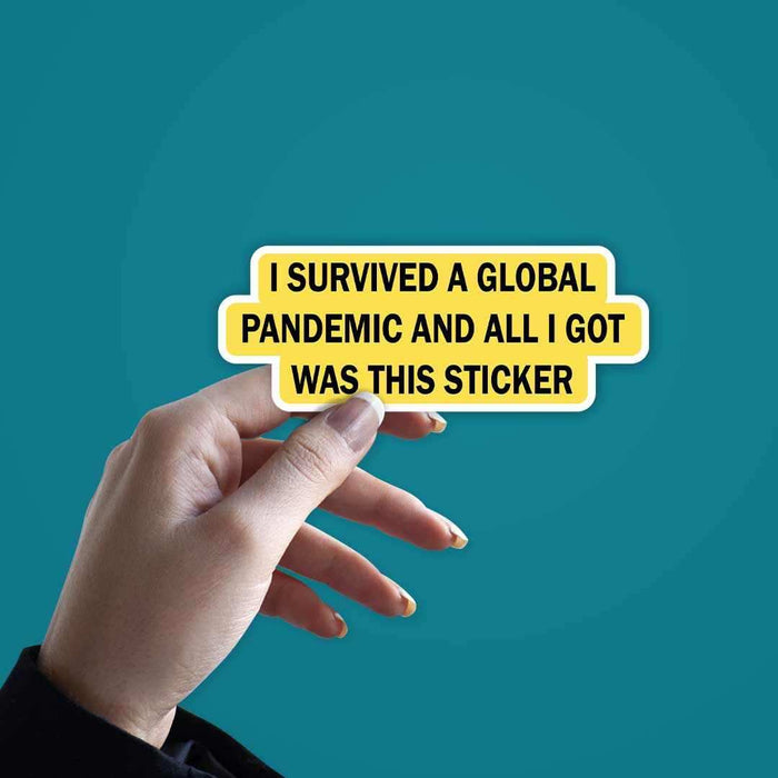 Survived the pandemic Sticker - Stickers | STICK IT UP