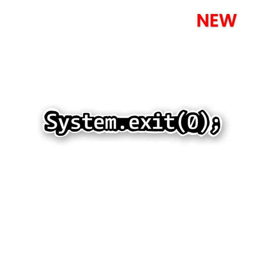 System Exit Sticker - Stickers | STICK IT UP