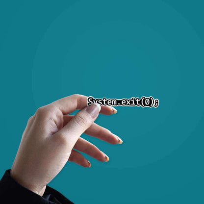 System Exit Sticker - Stickers | STICK IT UP