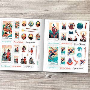 Tarot of The Divine Stickerology - Sticker Book