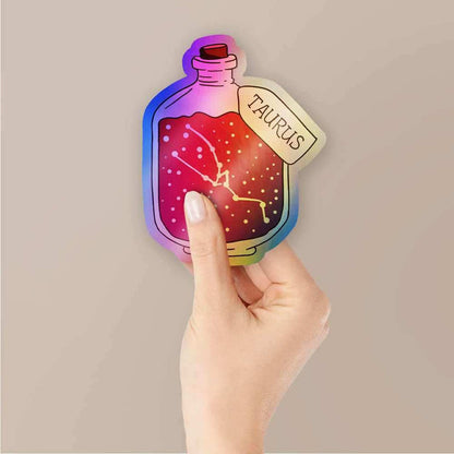 Taurus Holographic Stickers - Holographic stickers | STICK IT UP