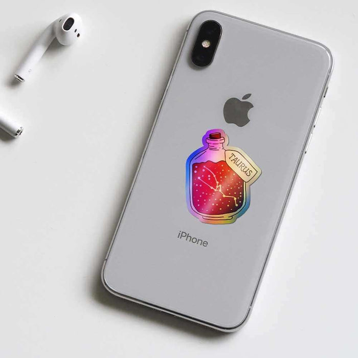 Taurus Holographic Stickers - Holographic stickers | STICK IT UP