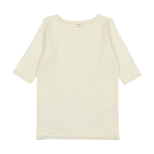 tee 3/4 bamboo - cream