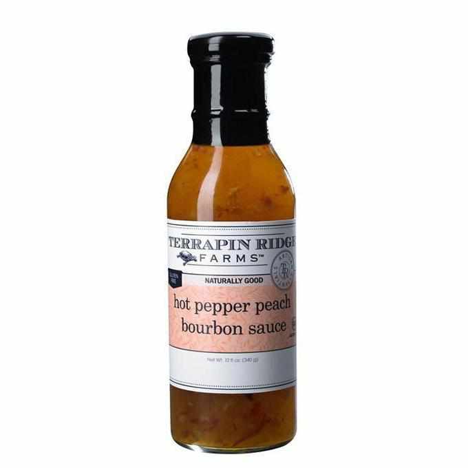 Terrapin Ridge Hot Pepper Peach Bourbon Sauce 12oz