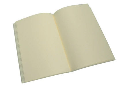 Text Block - Journal Blank X-Large CREAM Pages