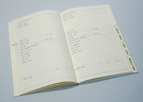 Text Block - Wine Journal Tabbed