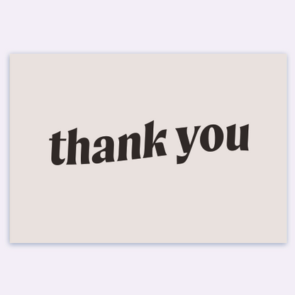 Thank you wave Card