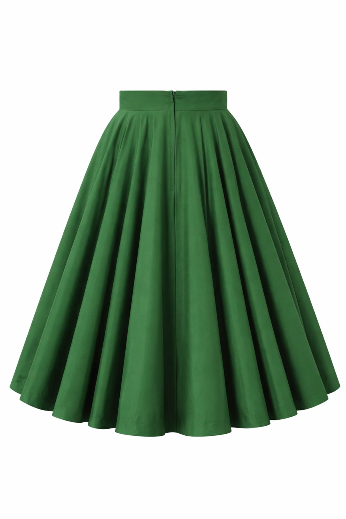 Maisie Green Full Circle Midi Skirt