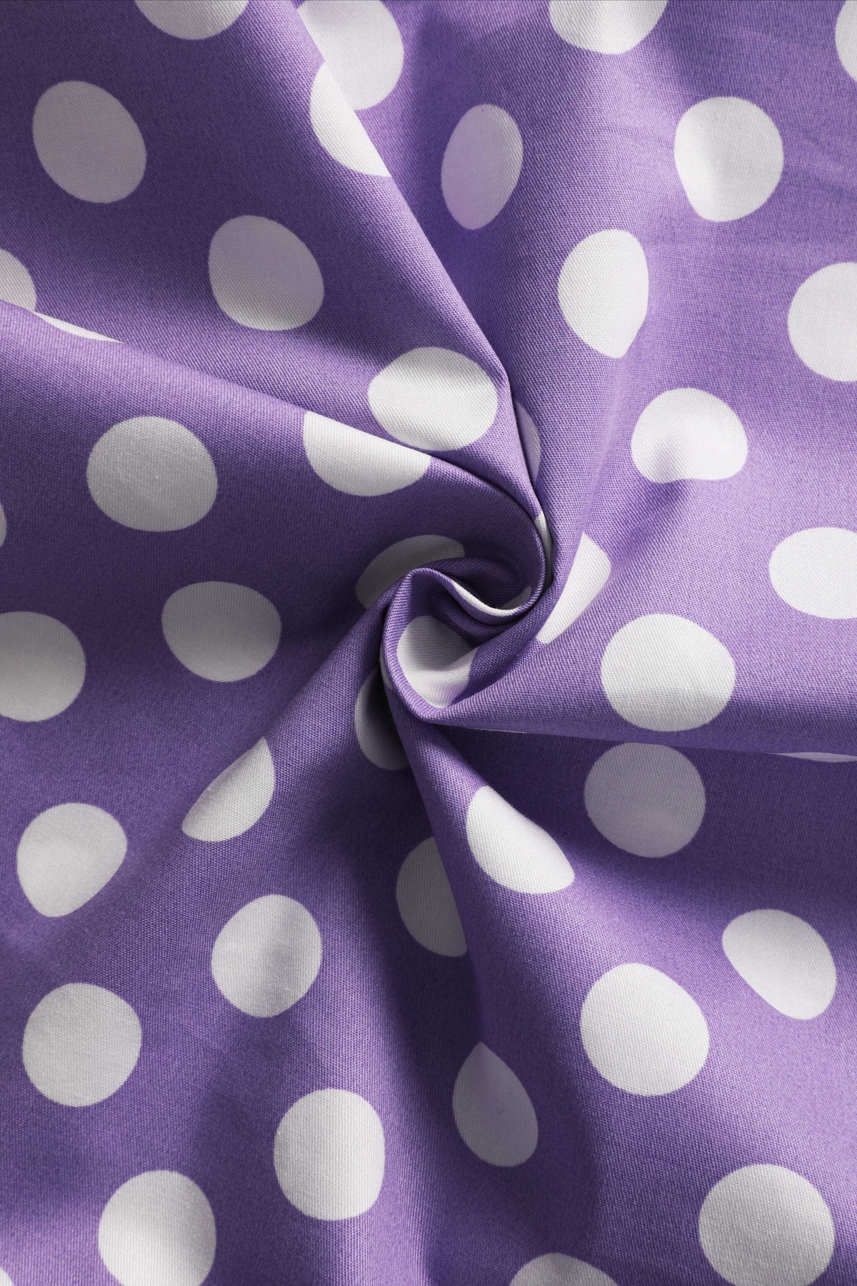 Ophelia Lilac Polka Dot Midi Dress
