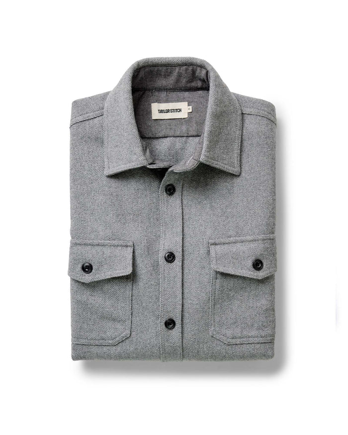 The CPO Shirt in Heather Ash Twill