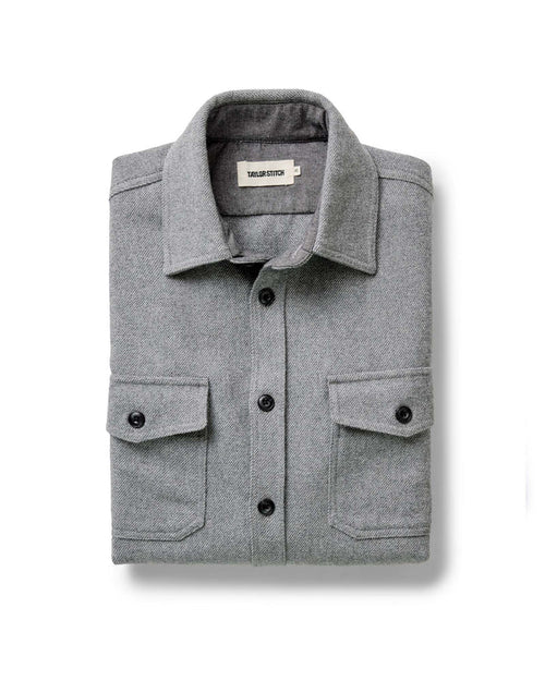The CPO Shirt in Heather Ash Twill