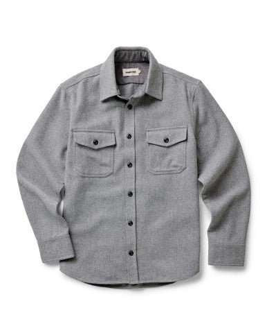 The CPO Shirt in Heather Ash Twill