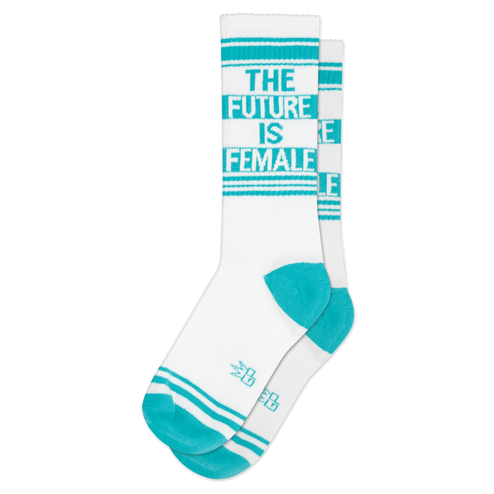 The Future is Female Gym Socks