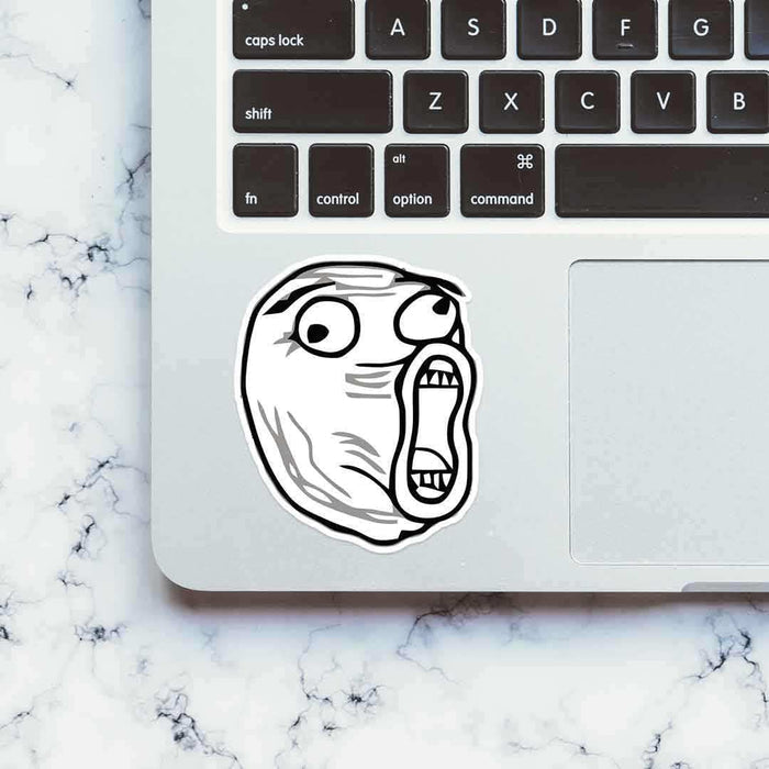 The meme face Sticker - Stickers | STICK IT UP