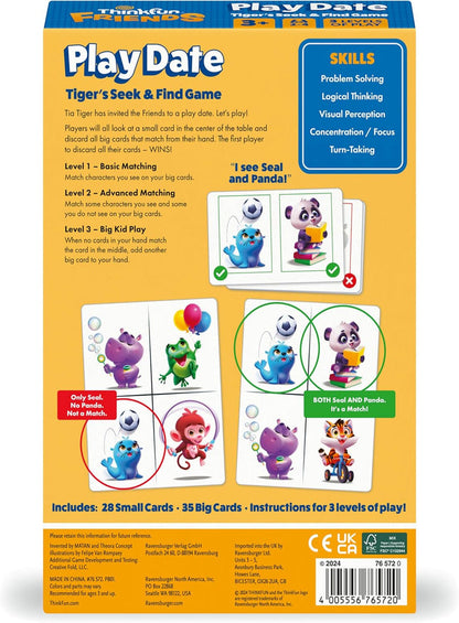 ThinkFun Friends: Play Date: Tiger's Seek & Find Game