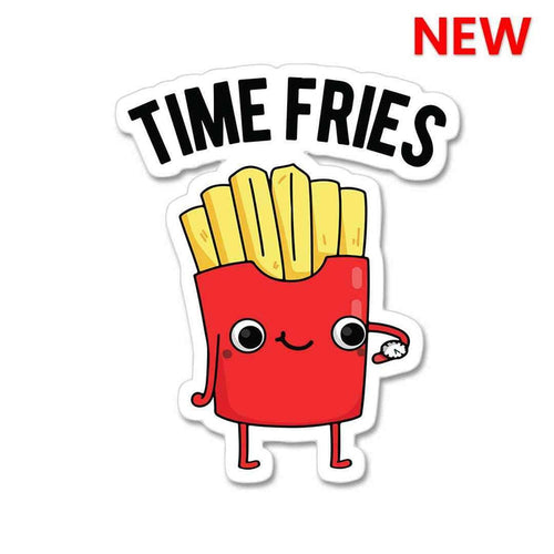 Time Fries Sticker - Stickers | STICK IT UP