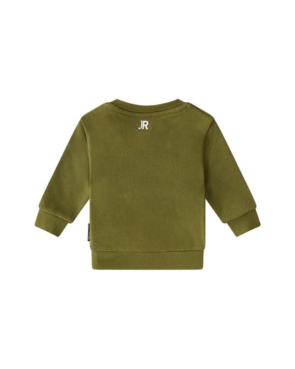 top l/s logo sweatshirt - green military