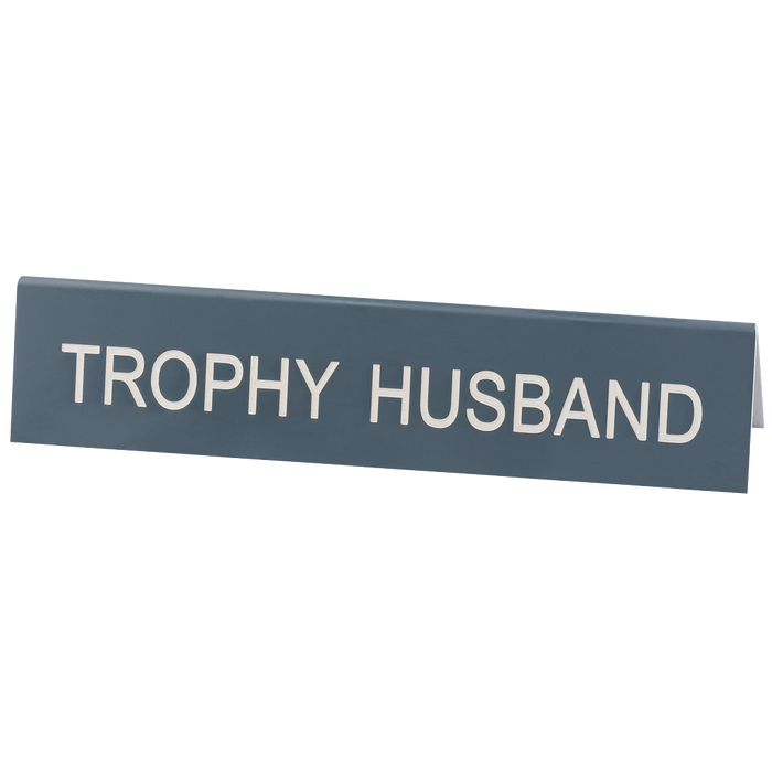 Trophy Husband Desk Plate